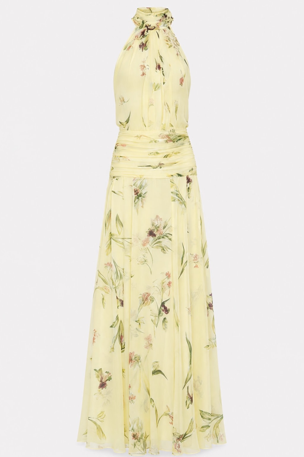 Off-Shoulder Floral Midi Dress