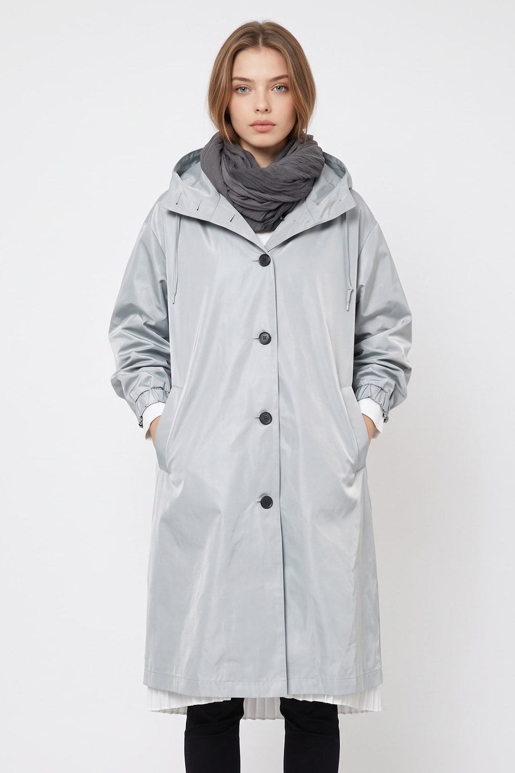 Women's Lightweight Hooded Jacket Breathable Everyday Layer - 11