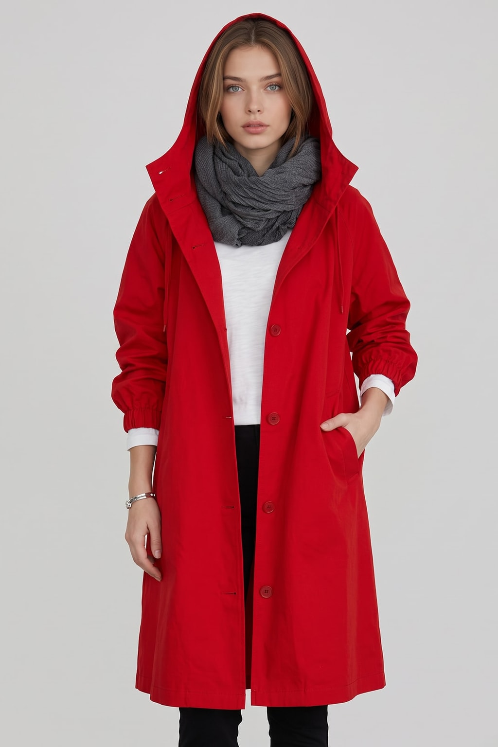 Women's Lightweight Hooded Jacket Breathable Everyday Layer - 13