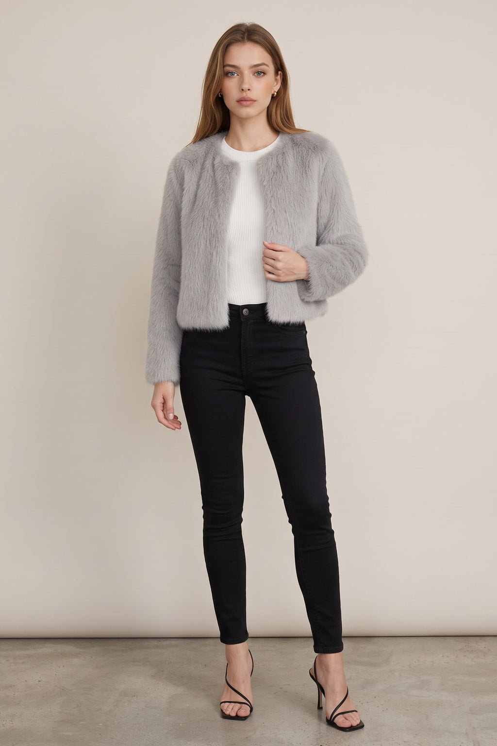 Structured Short Winter Jacket for Women - 2