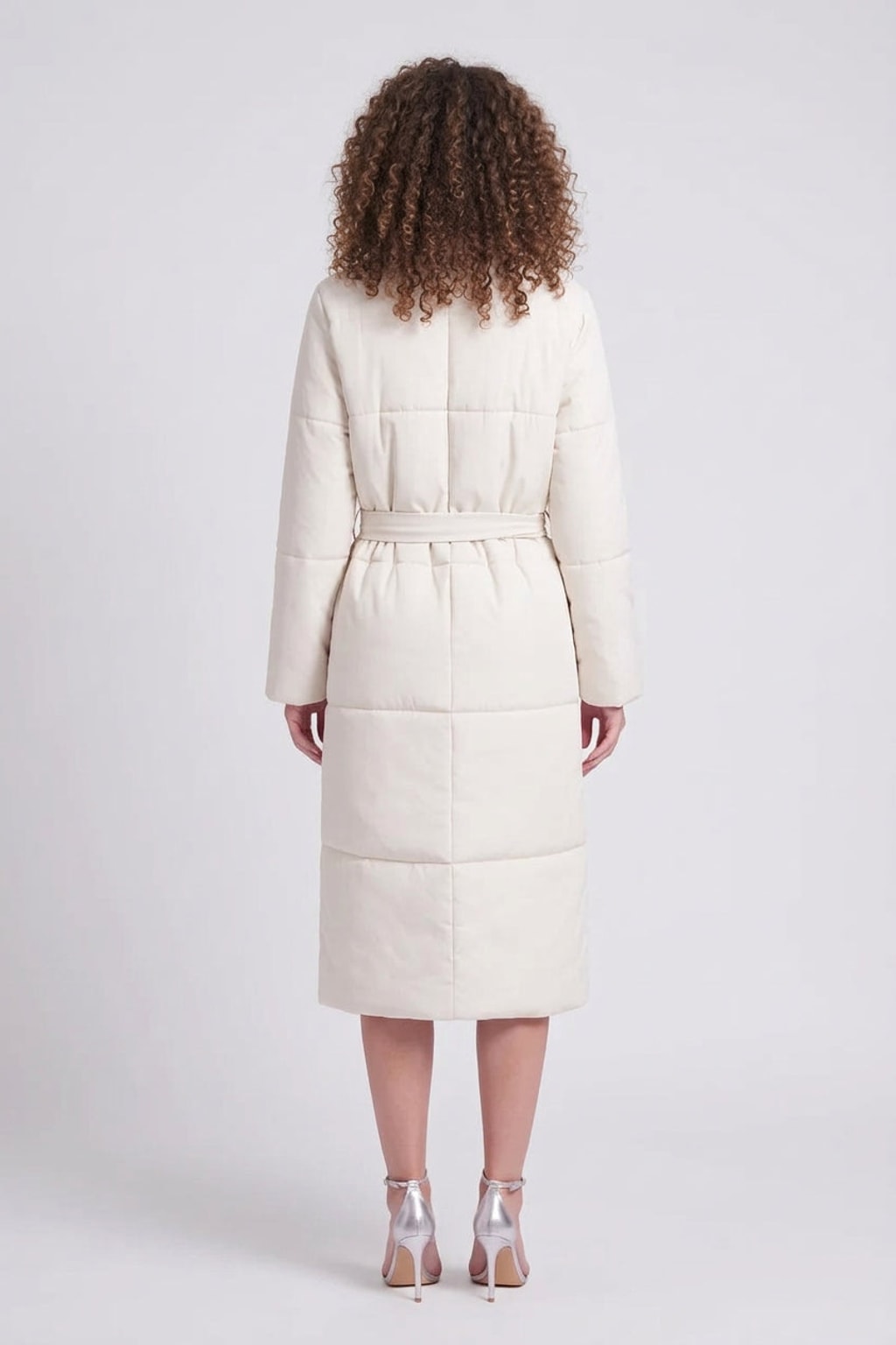 Twill Lapel Tie-Front Coat - 3