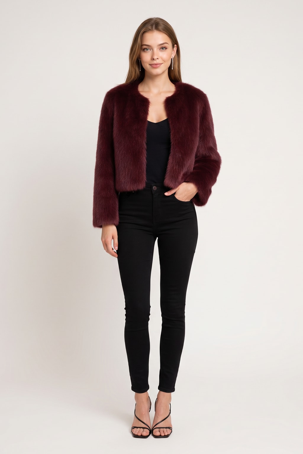 Structured Short Winter Jacket for Women - 3