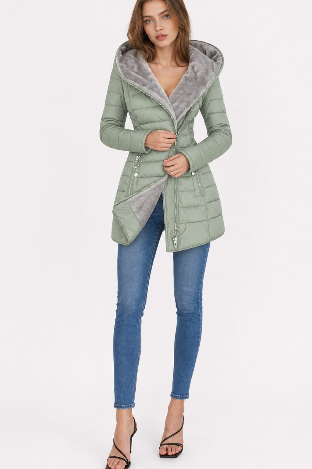Plush-Lined Classic Coat for Cozy Everyday Style - 3
