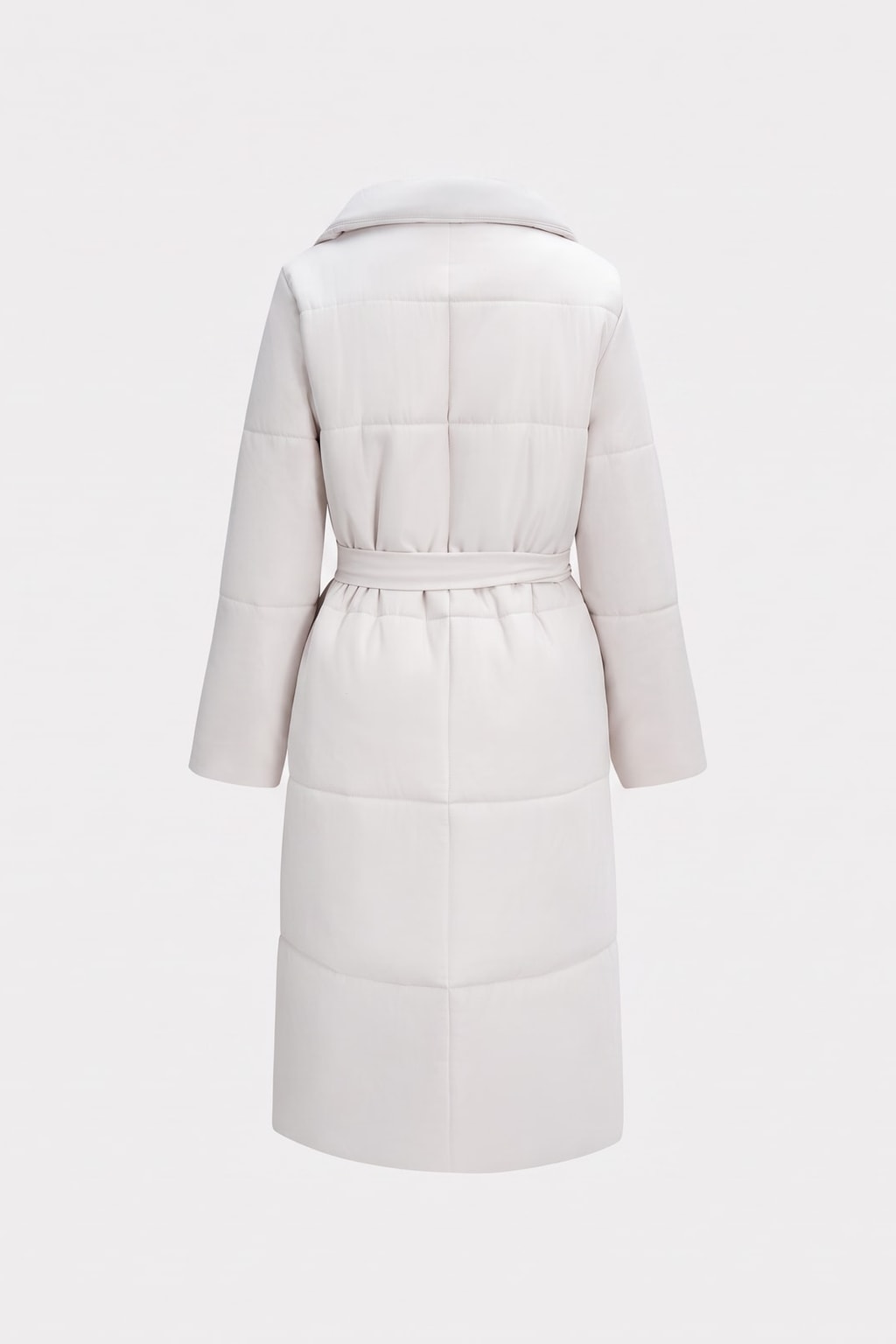 Twill Lapel Tie-Front Coat - 5