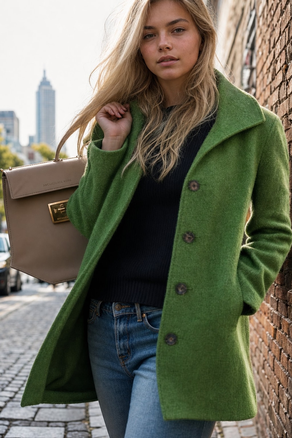 Turndown Collar Coat Tailored Fit for Cozy Everyday Wear - 5