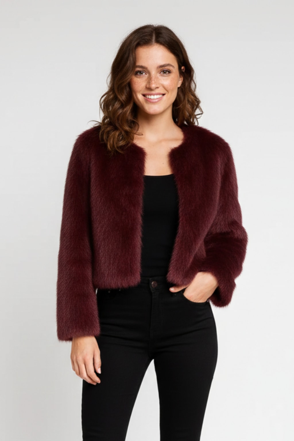Structured Short Winter Jacket for Women - 5