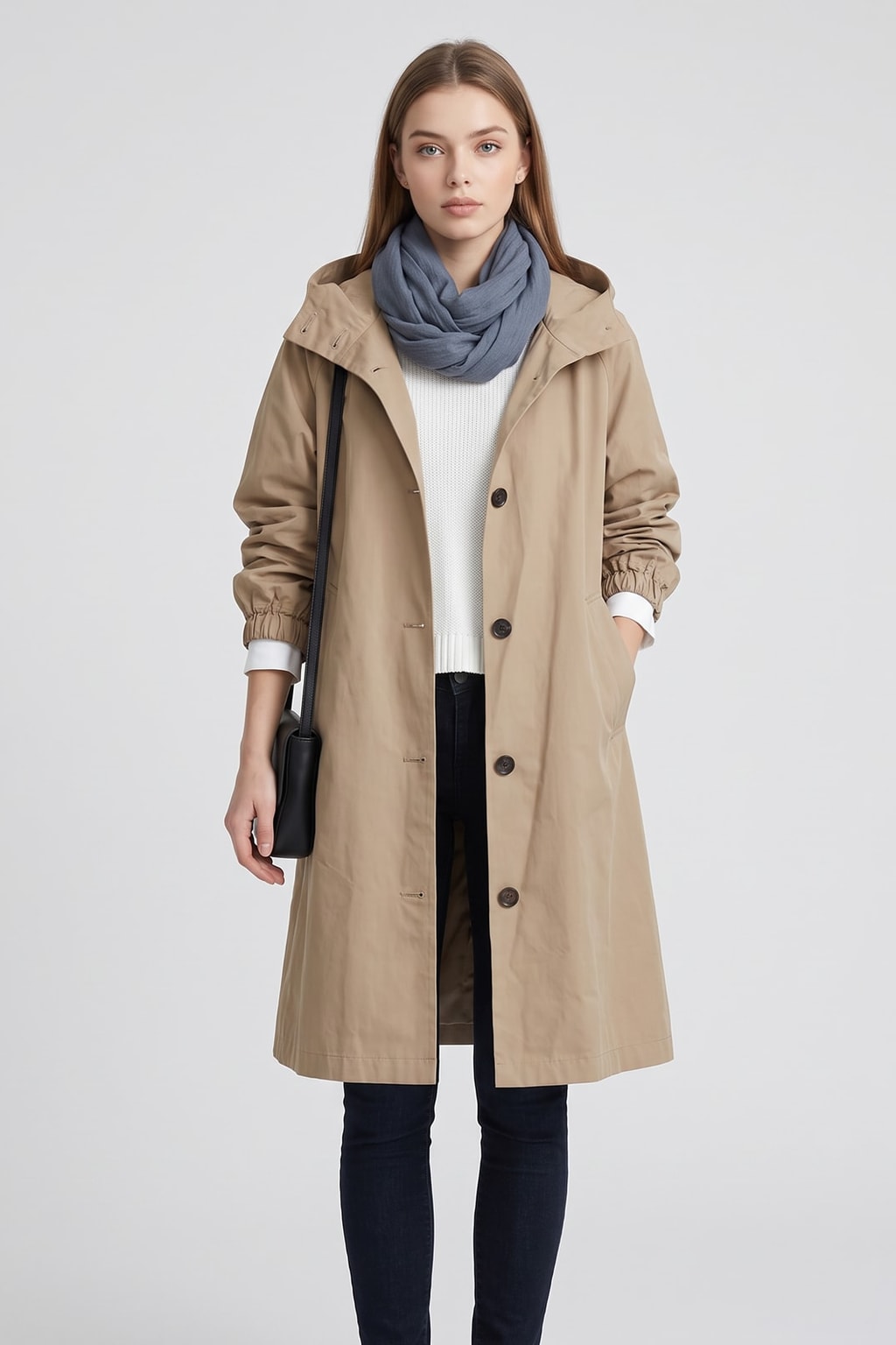 Women's Lightweight Hooded Jacket Breathable Everyday Layer - 7