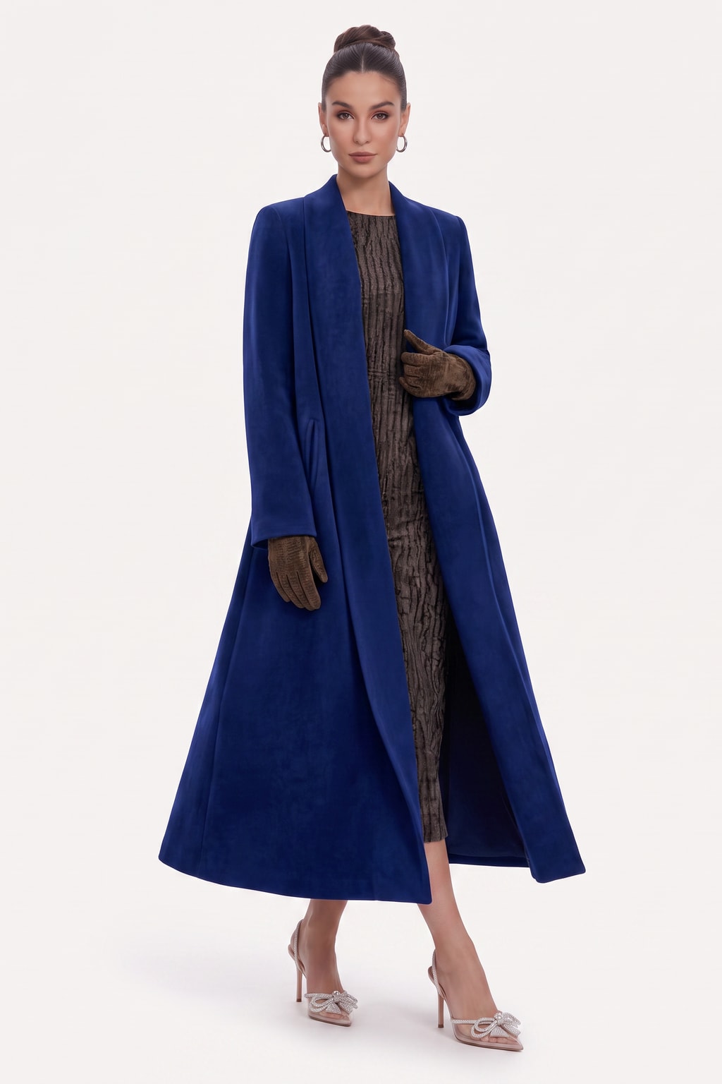 Longline Coat Flowing Open-Front Layer in Extended Sizes - 6