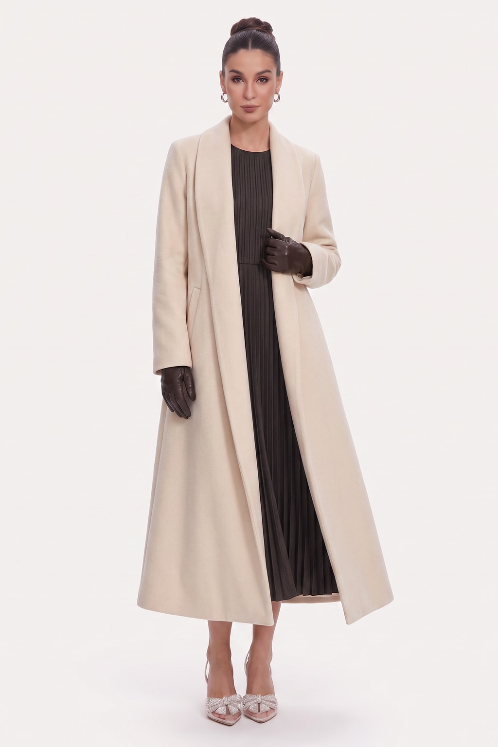 Longline Coat Flowing Open-Front Layer in Extended Sizes - 8