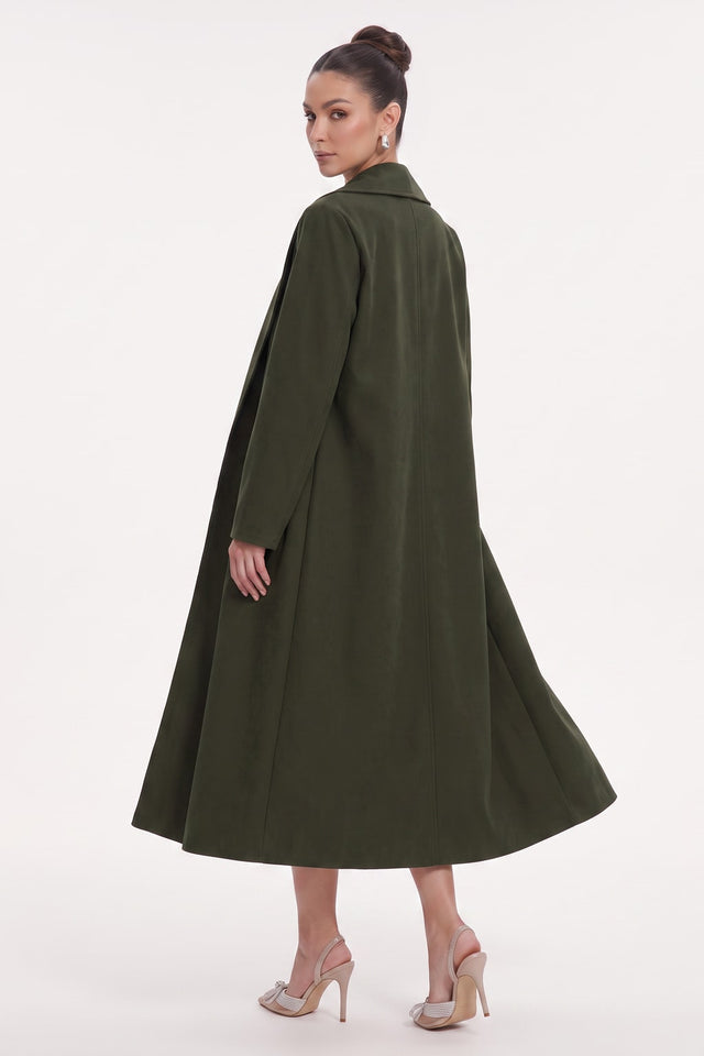 Longline Coat Flowing Open-Front Layer in Extended Sizes - 4