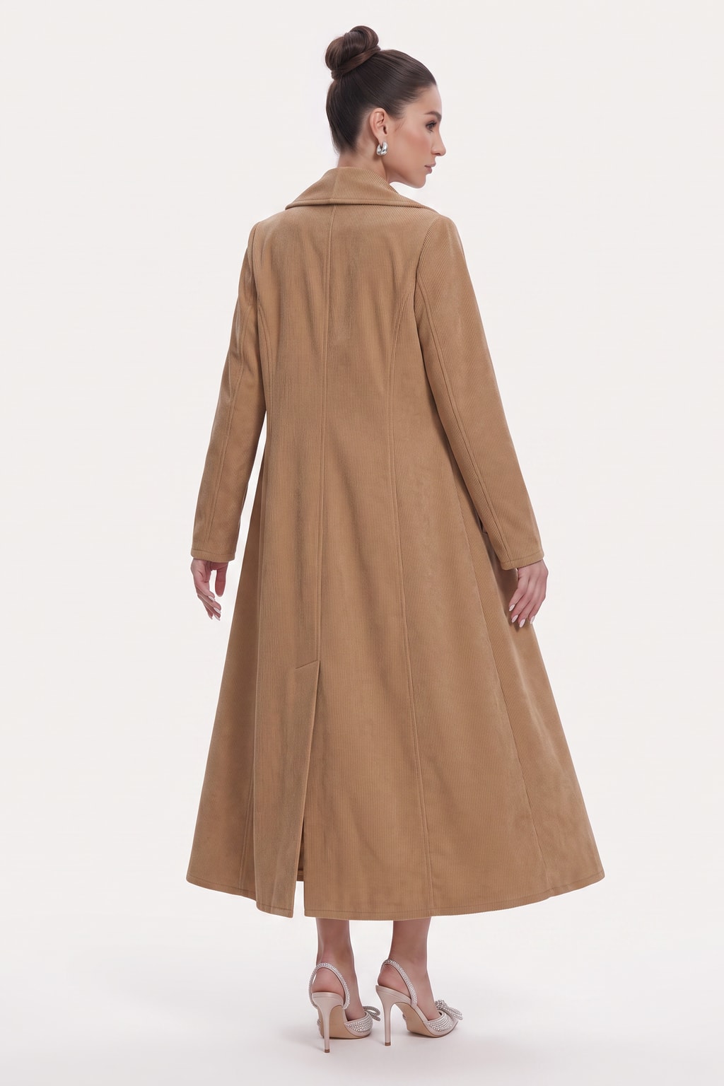 Longline Coat Flowing Open-Front Layer in Extended Sizes - 9
