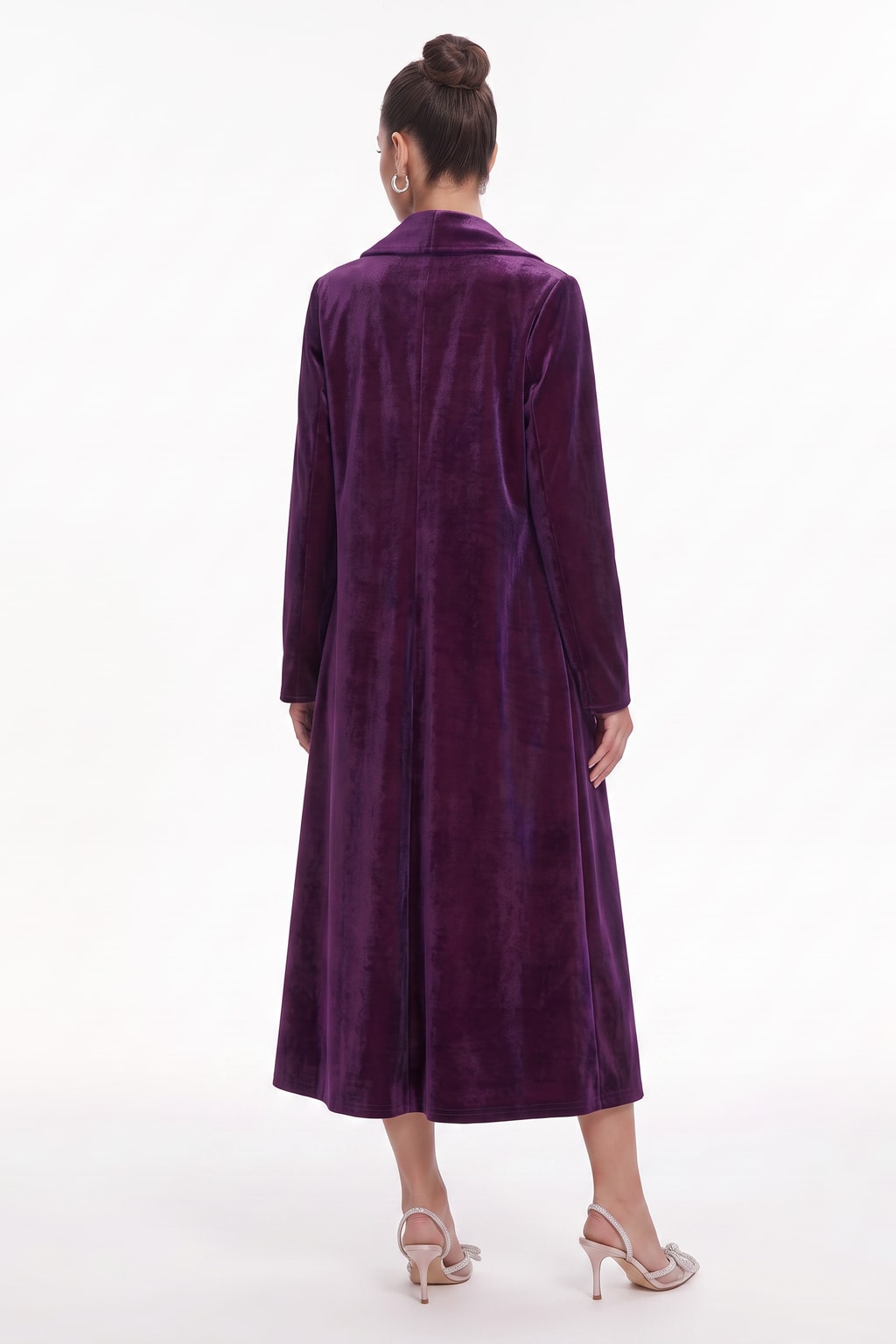 Longline Coat Flowing Open-Front Layer in Extended Sizes - 11