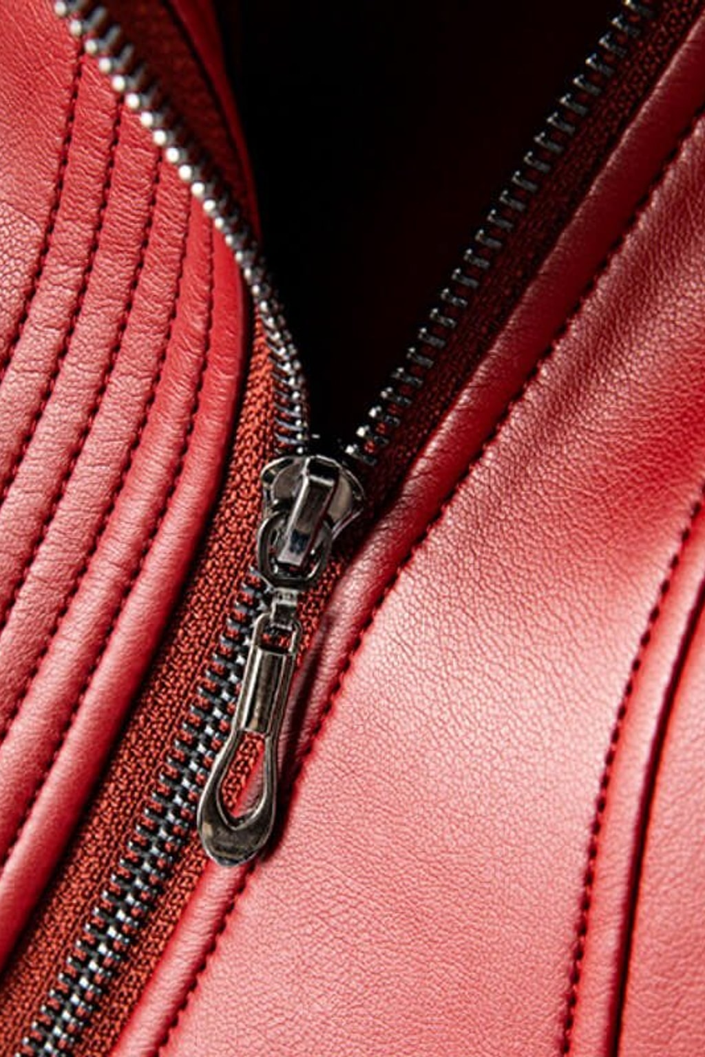 Effortless Vegan Leather Jacket With Asymmetrical Zip - 9