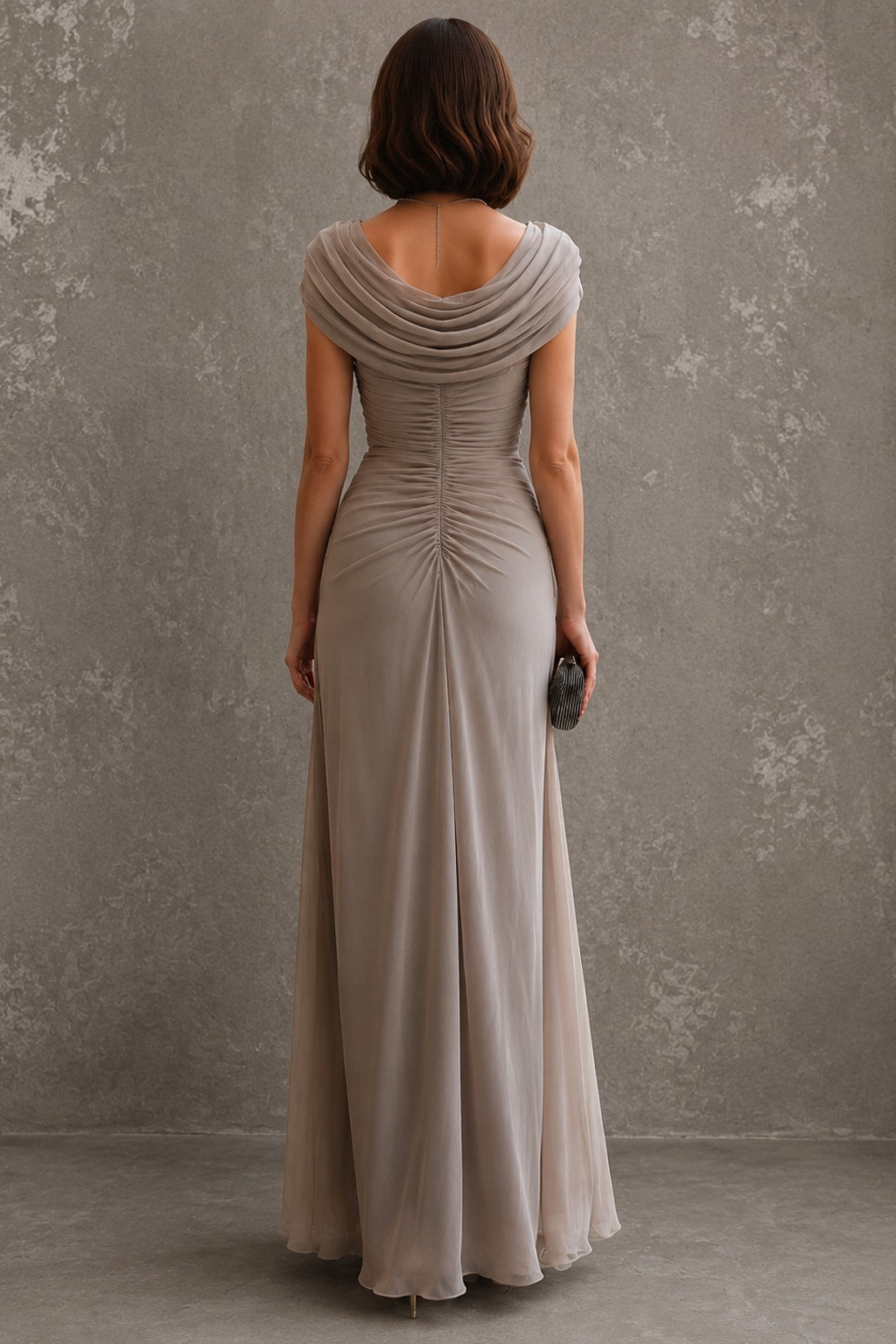 Ruched Sleeveless Maxi Dress - 10