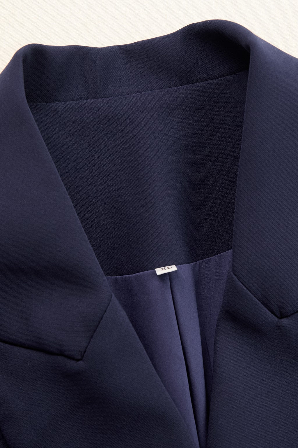 Elegant Tailored V-Neck Midi Blazer Dress - 14