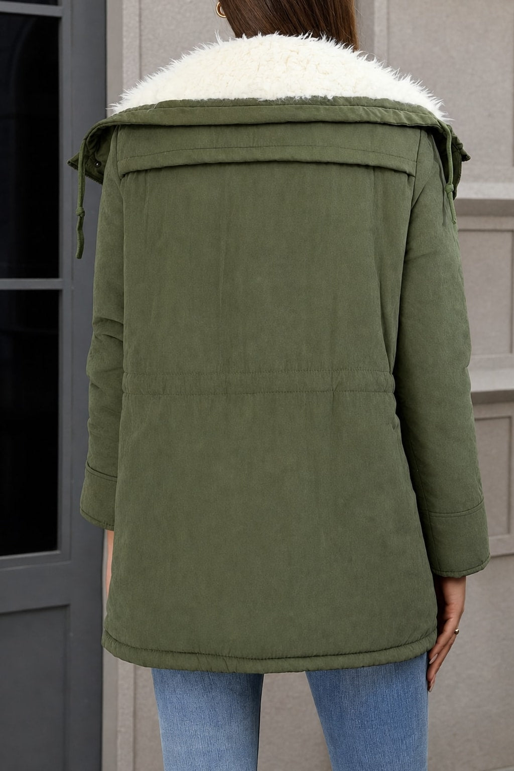 Cozy Fleece Lined Hooded Winter Parka - 4