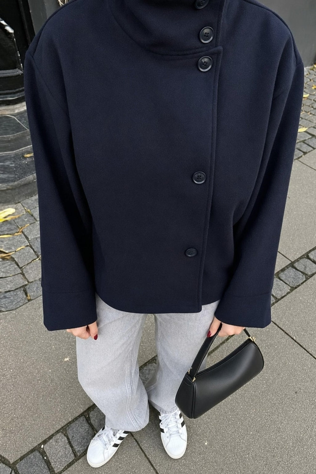 Cozy High Neck Tailored Blazer Structured Fit for Work & Weekend - 7