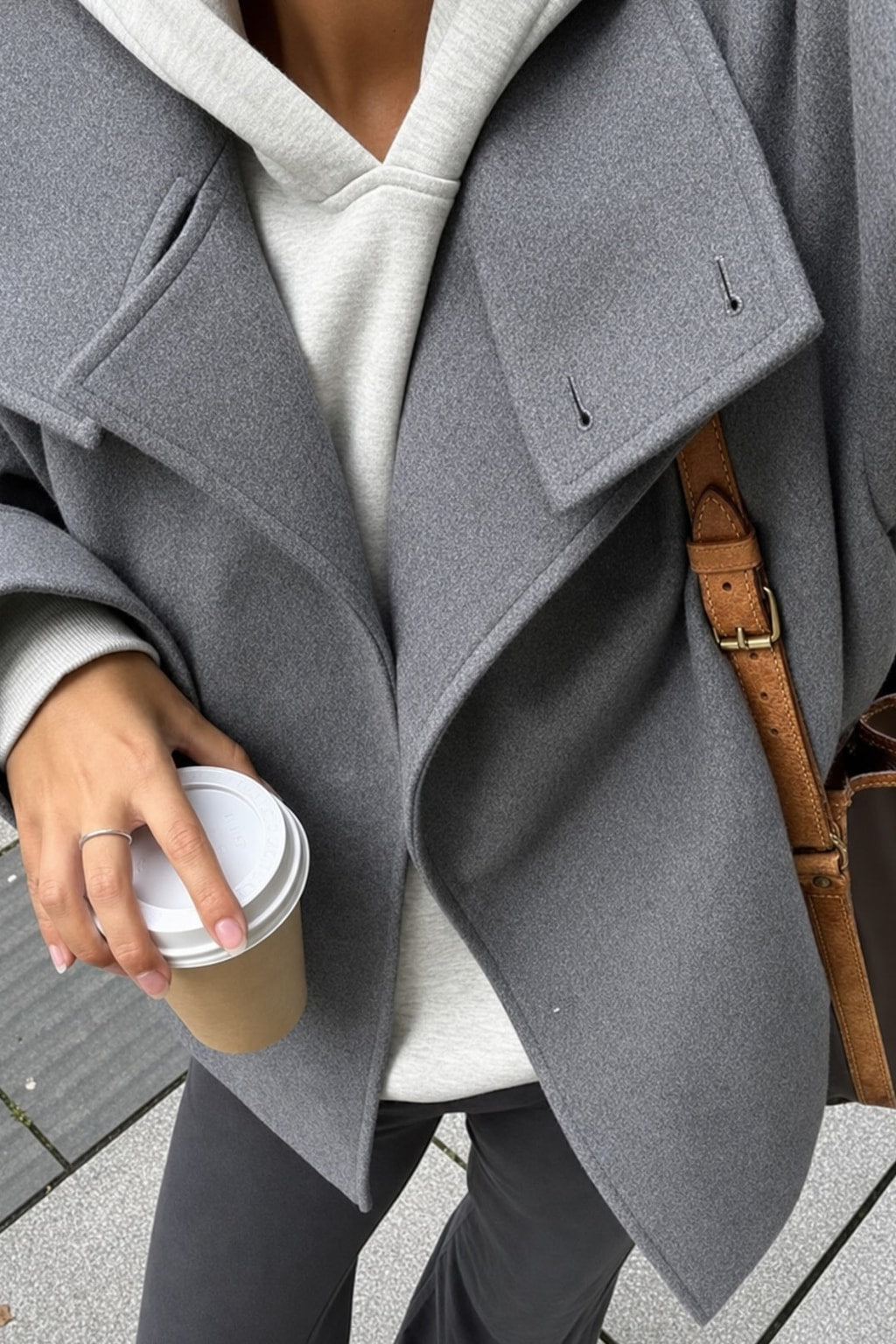Cozy High Neck Tailored Blazer Structured Fit for Work & Weekend - 6