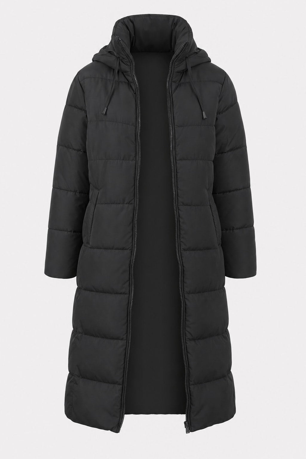 Warm Cotton Hooded Winter Coat With Slim Fit - 1