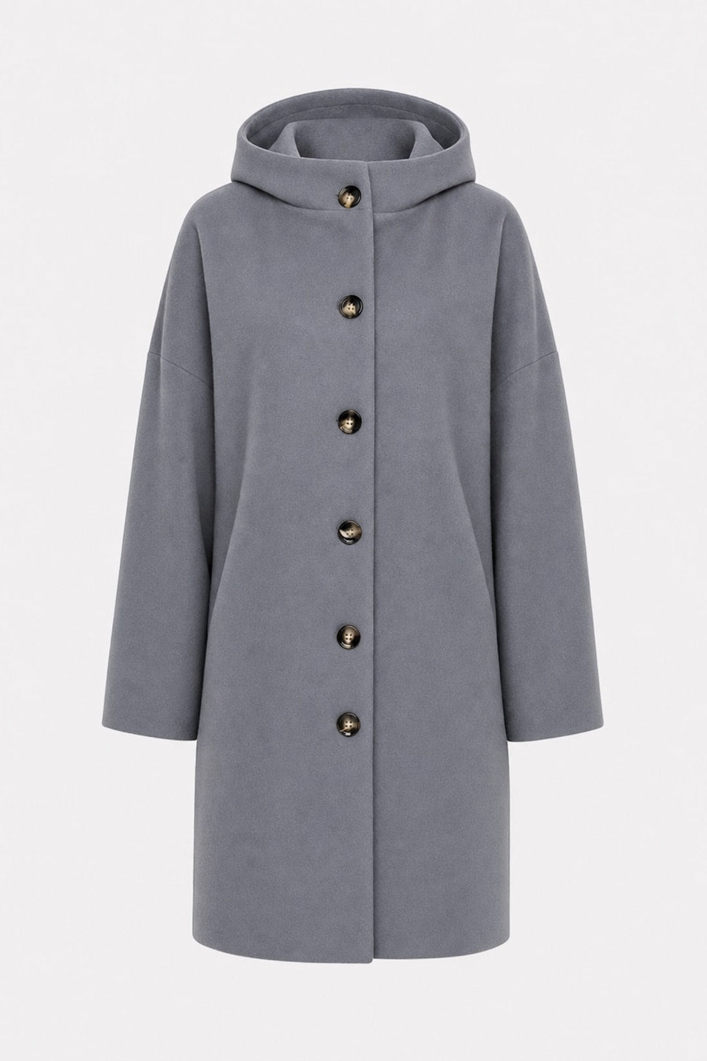 Warm Trench Coat With Classic Belted Silhouette - 1