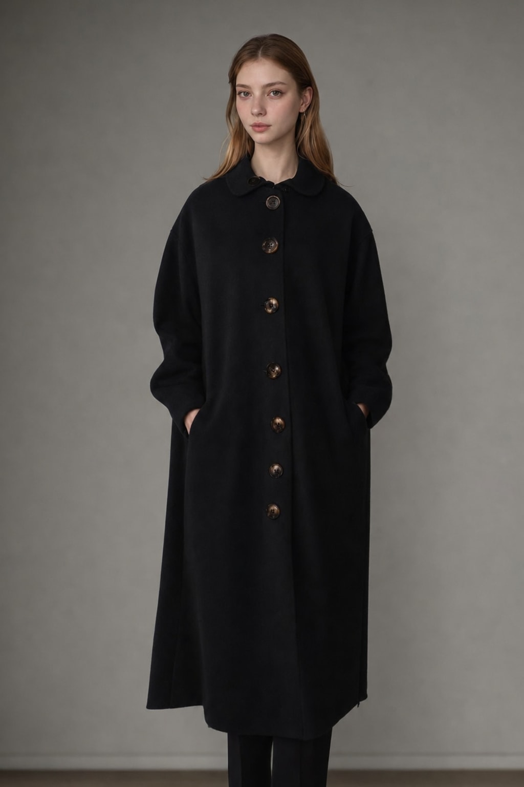 Warm Trench Coat With Classic Belted Silhouette - 4