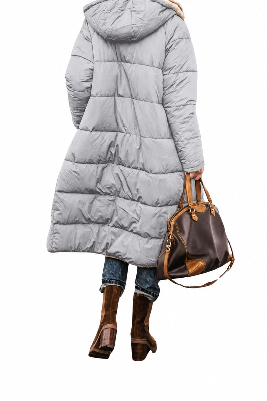 Reversible Tailored Coat Long Winter Fit - 6