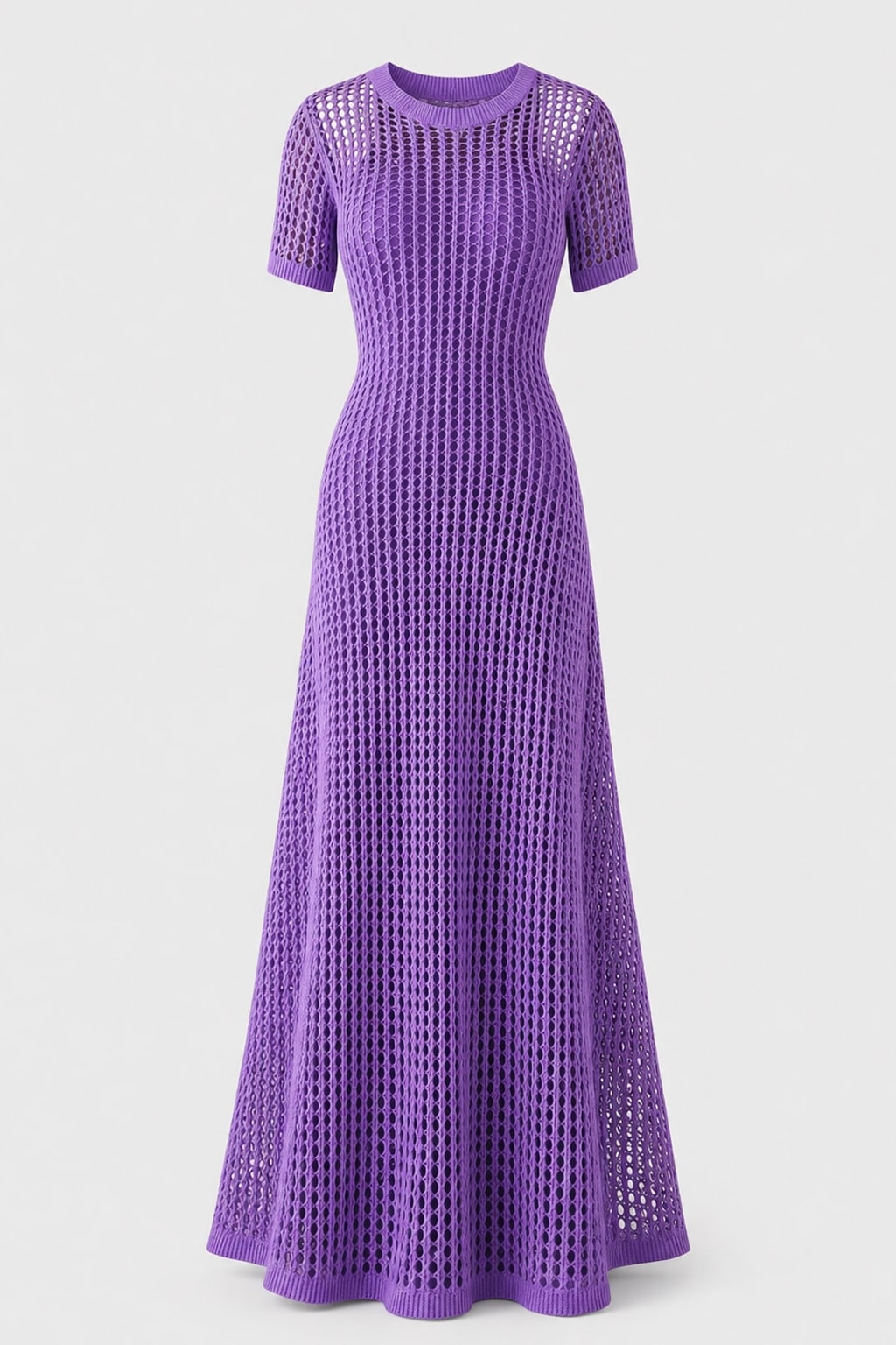 Layered Two-Piece Maxi Dress With Flowy Overlay - 1