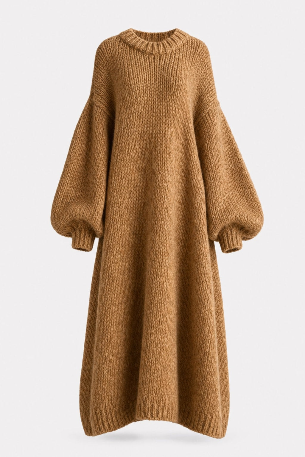 Textured Oversized Maxi Dress - 1