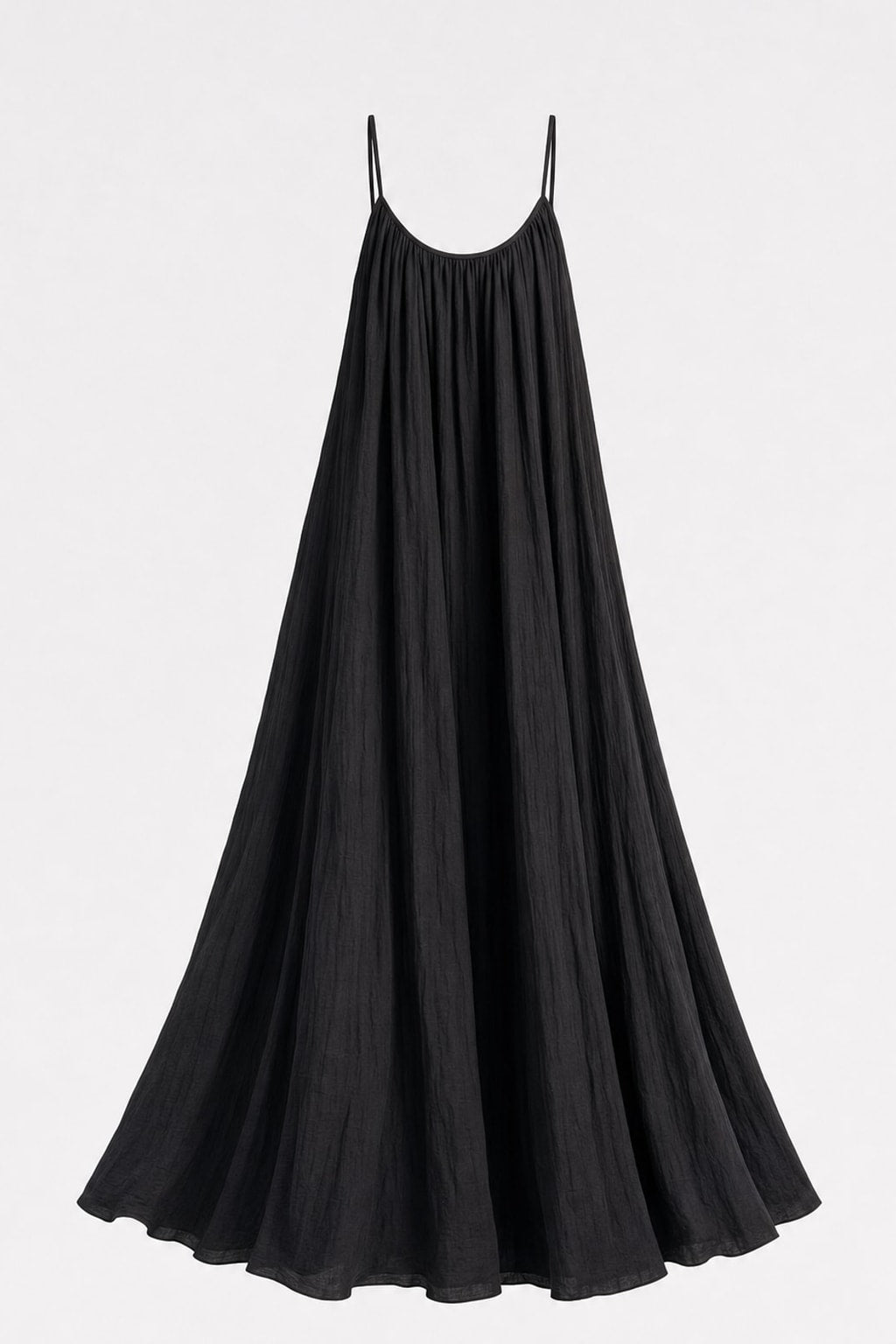 Flowy Maxi Dress with Adjustable Open Back - 1