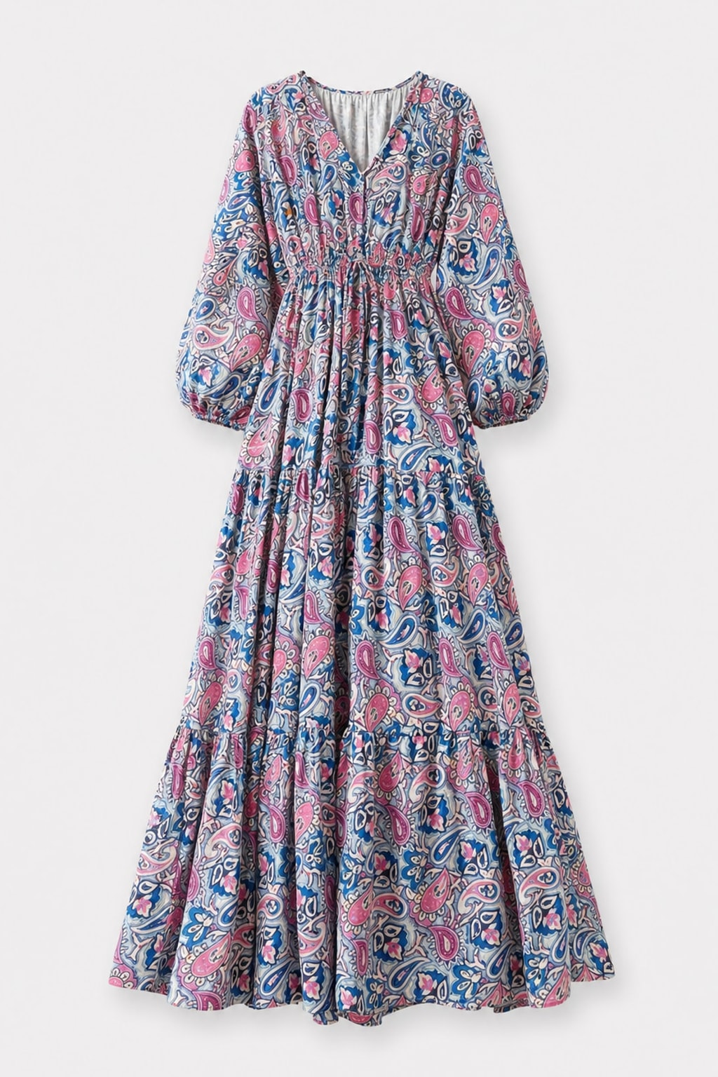 Cotton Blend Dress With Relaxed Fit - 1