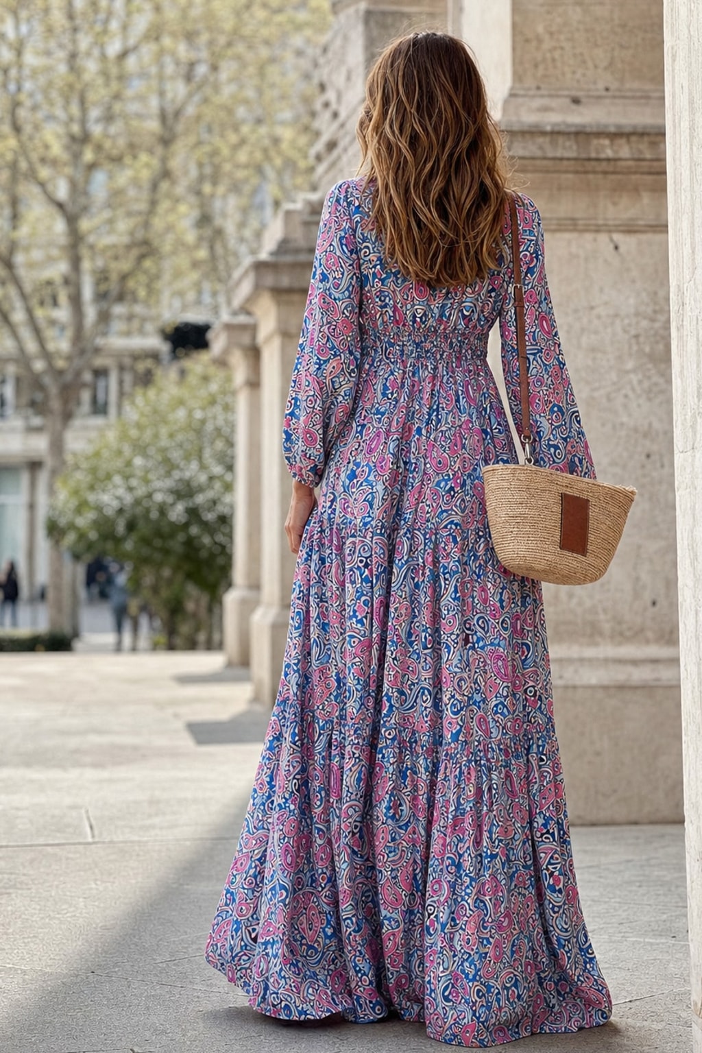 Cotton Blend Dress With Relaxed Fit - 3