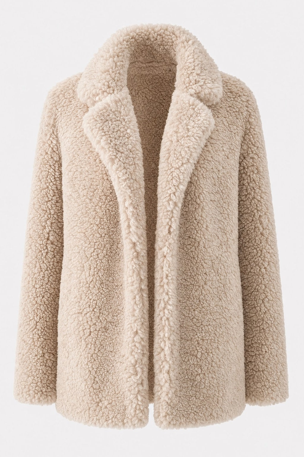 Thick Fleece Jacket With Modern Winter Cut - 1