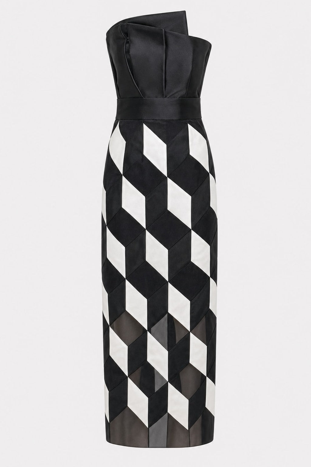 Polyester Off-Shoulder Cutout Midi Dress - 1
