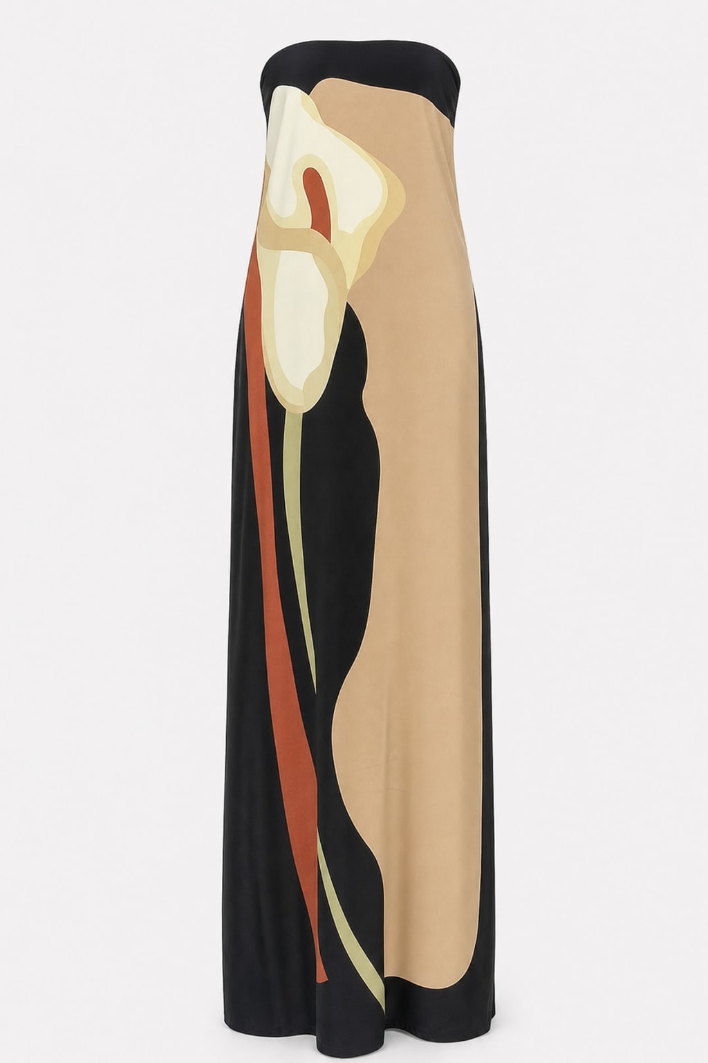 Effortless Floral Print Off Shoulder Maxi Dress - 1