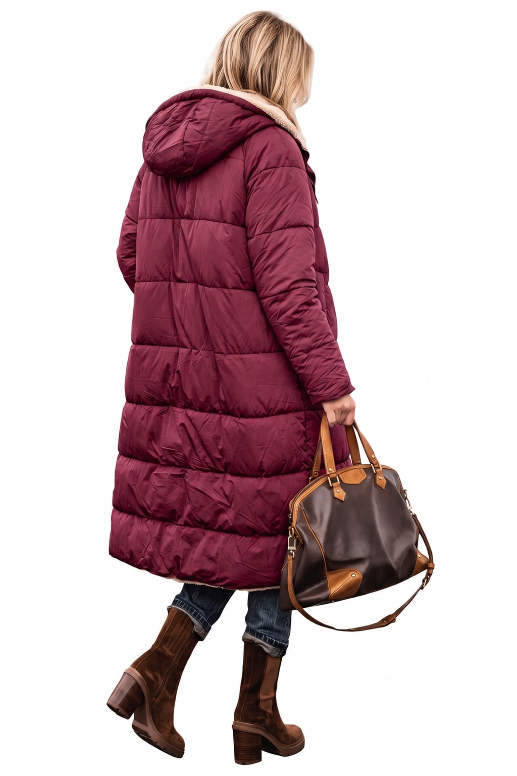 Reversible Tailored Coat Long Winter Fit - 12