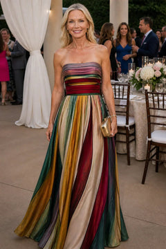 Lightweight Strapless Trapeze Dress - 2