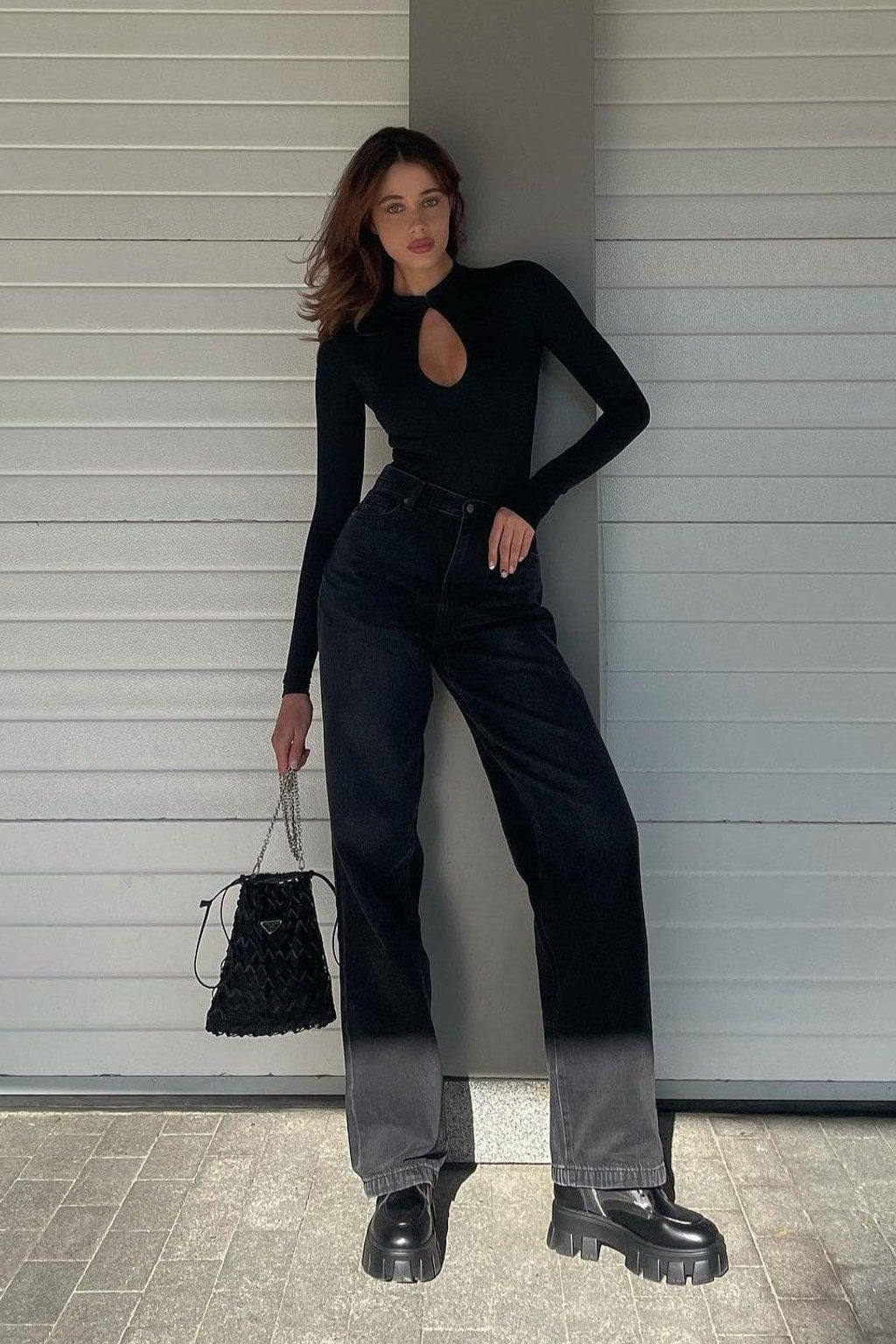 Long-Sleeve Fitted Stretch Bodysuit - 5