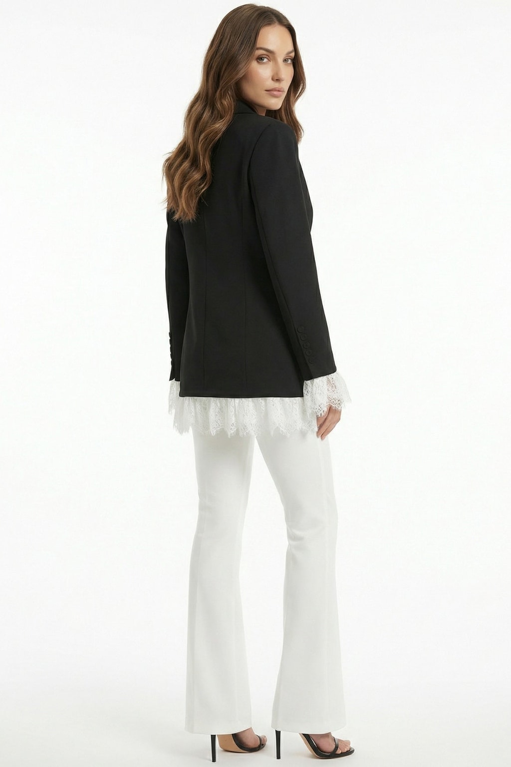 Polyamide Blazer With Structured Tailored Silhouette - 3