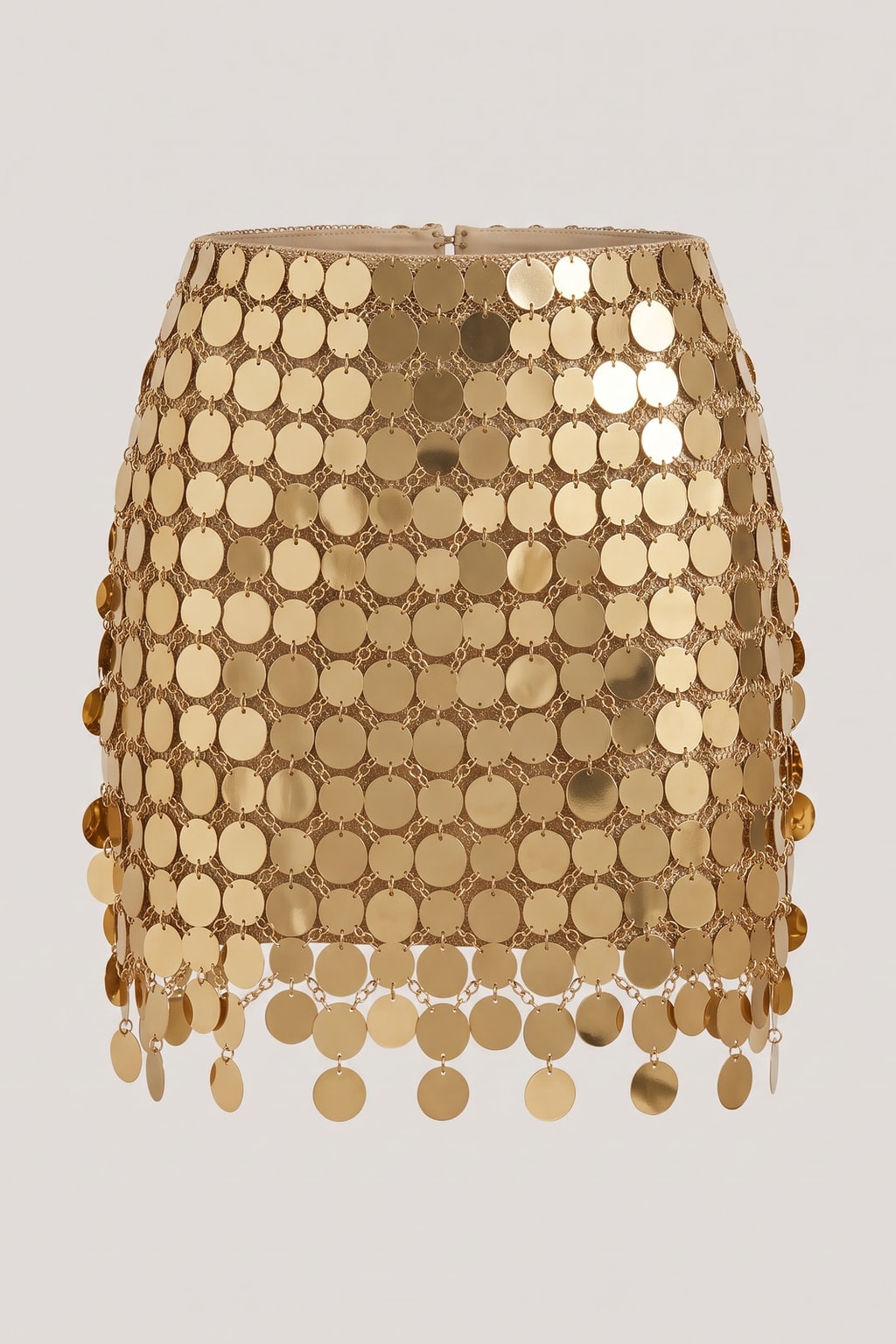 Sequin Embellished High-Waist Mini Skirt - 1