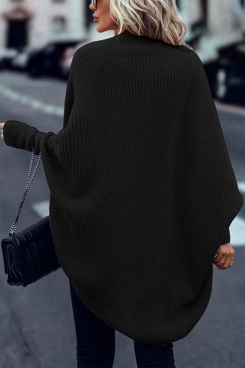 Longline Open-Front Cardigan - 3
