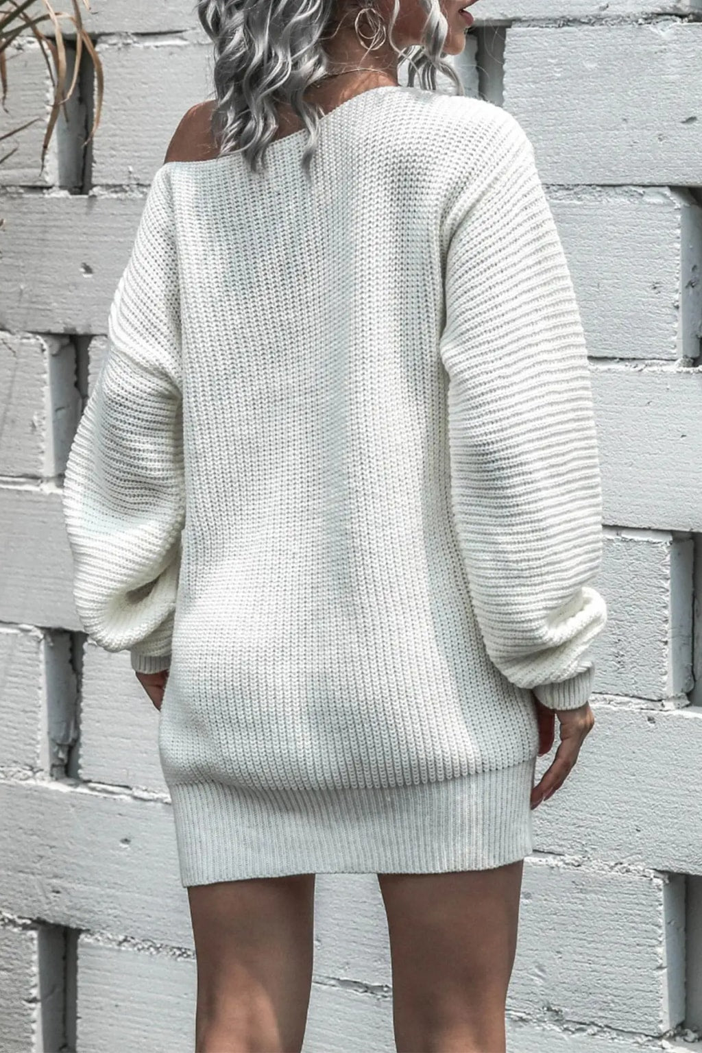 Knit Dress With Loose Fit - 2
