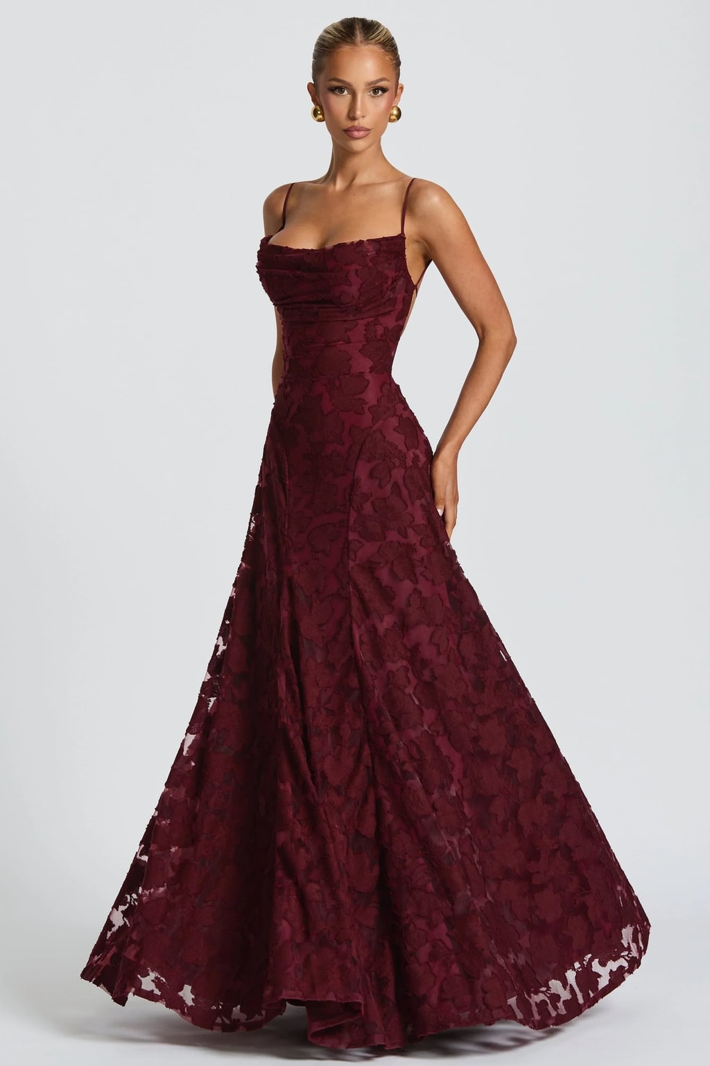 Maxi Dress With Wrap Neckline - 4