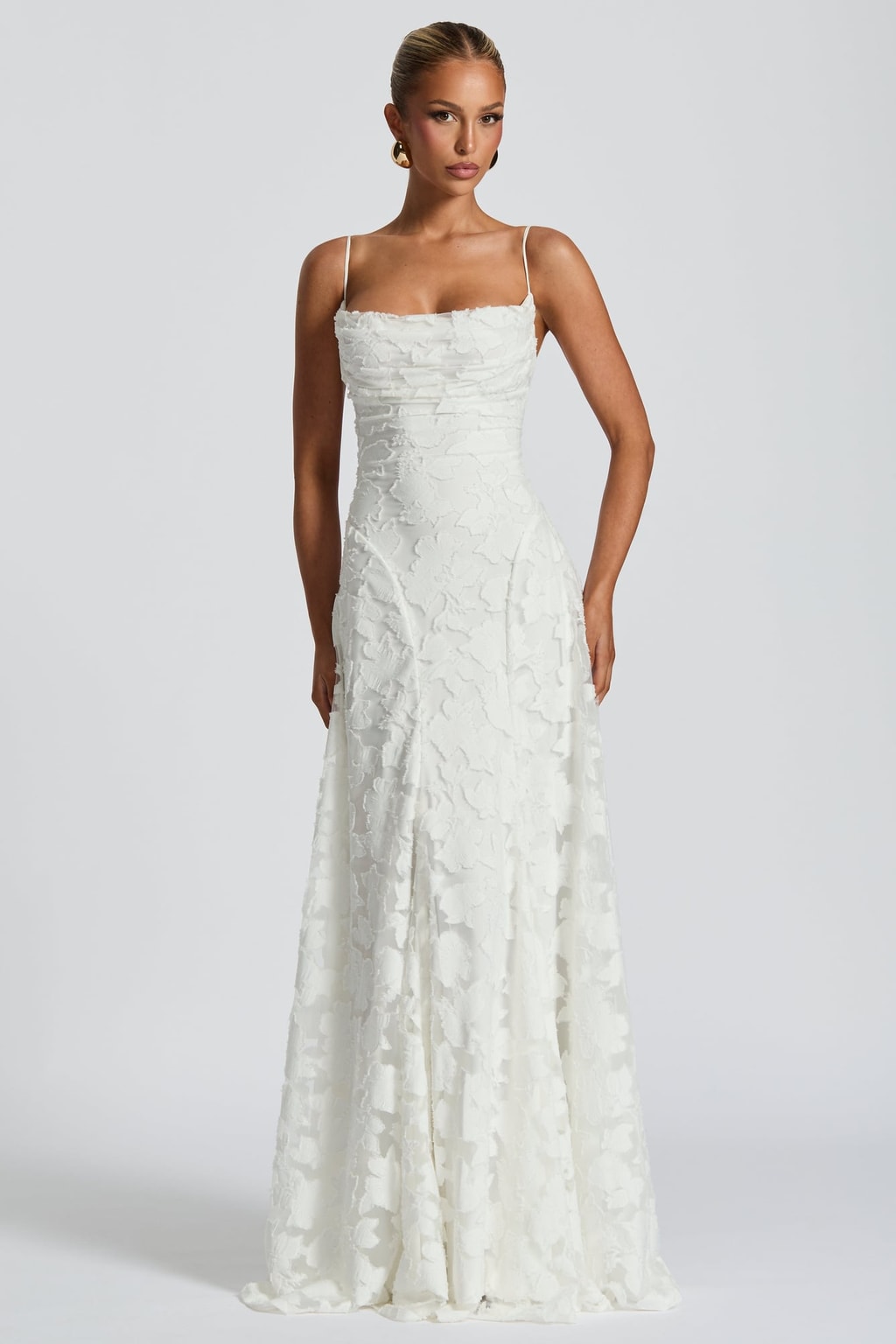 Maxi Dress With Wrap Neckline - 7