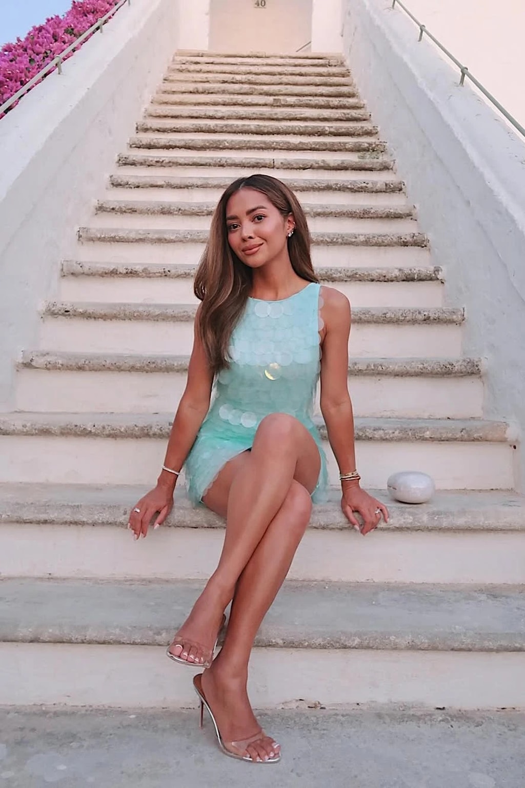 Mini Dress Sequin Backless Sleeveless Bodycon Silhouette - 3