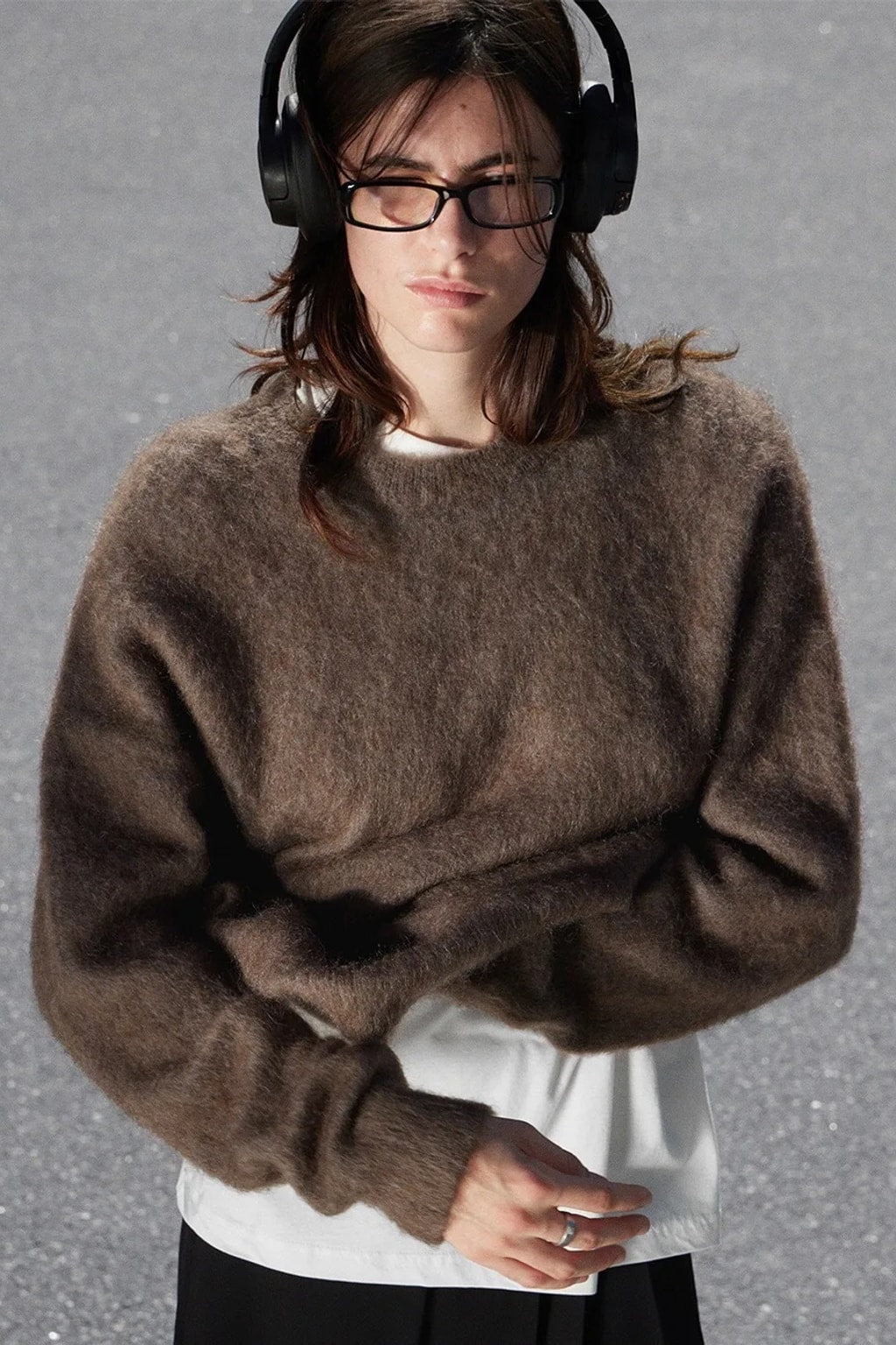 Wool Blend Sweater Oversize Jumper Cozy Knit Pullover - 9