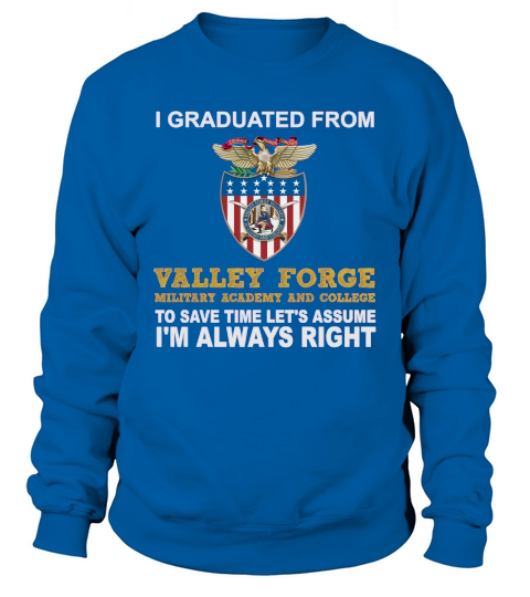 Valley Forge Military Academy and College Sweatshirt Unisex