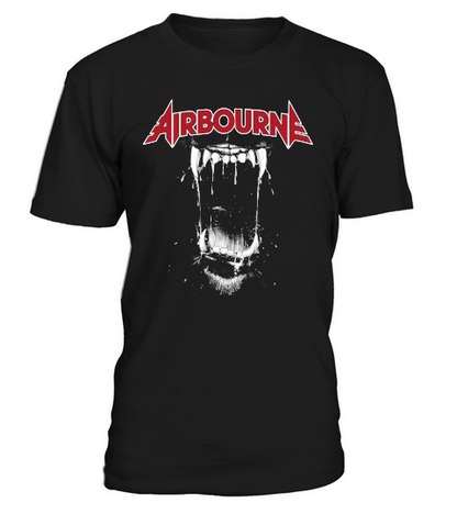 Airbourne black dog T-Shirt Unisex