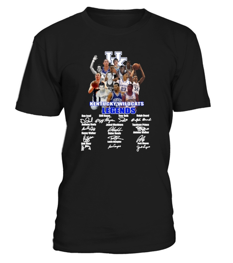 Kentucky wildcats legends basketball players signatures T-Shirt Unisex