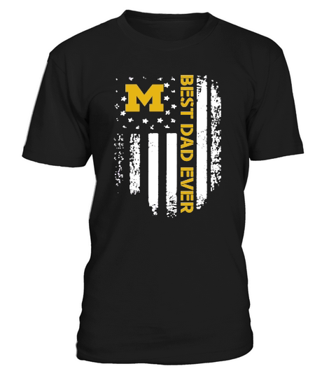 Michigan State Spartans American flag best Dad ever shirt T-Shirt Unisex