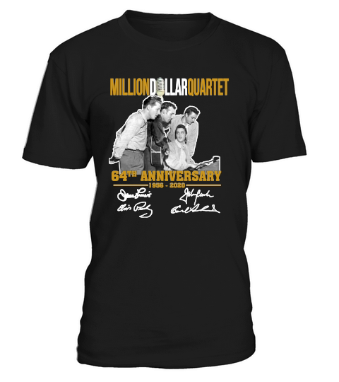 Million dollar quartet 64th anniversary 1956 2020 signatures T-Shirt Unisex